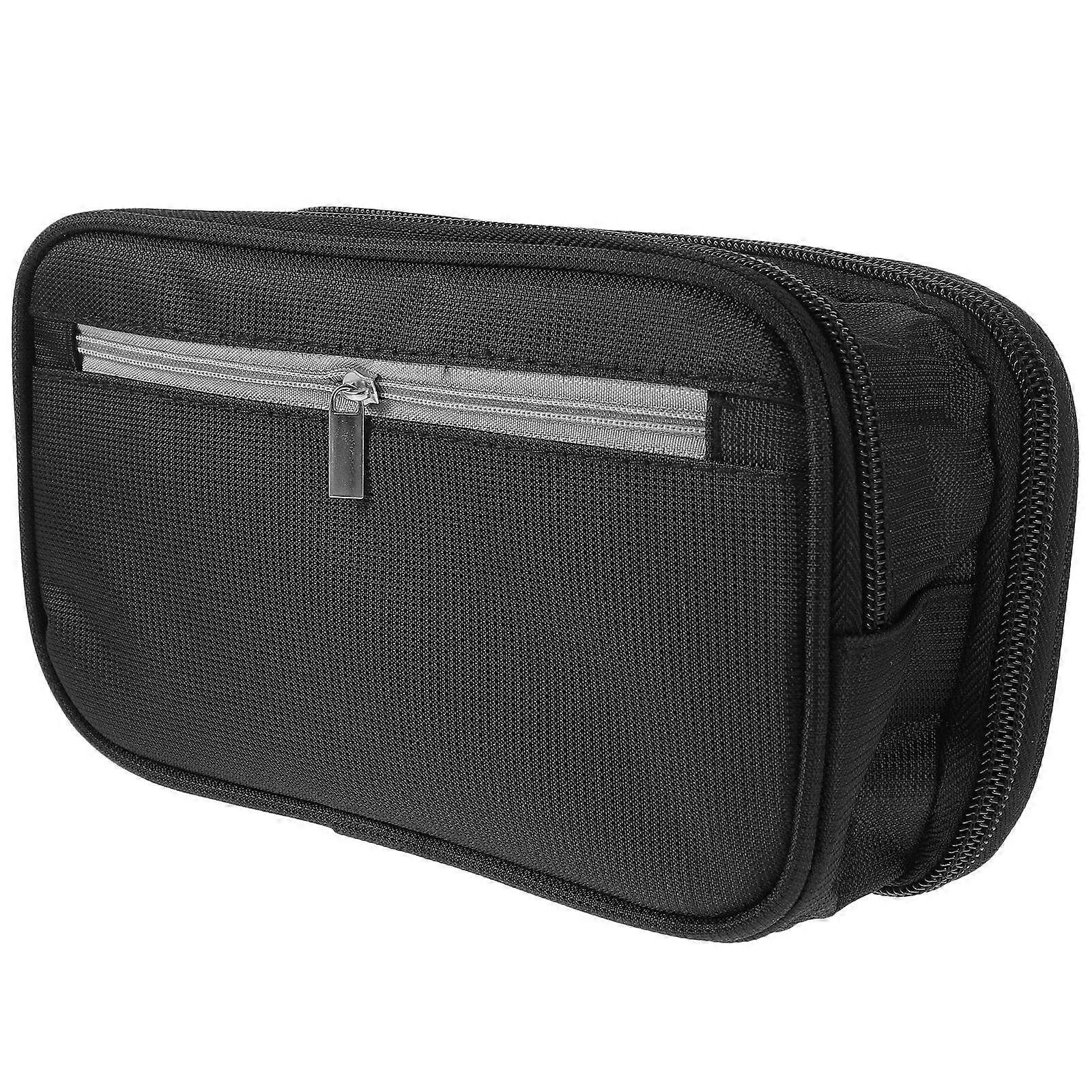 Portable Large Capacity Pen Bag for Storage 2Pcs Three-Layers Pencil Case