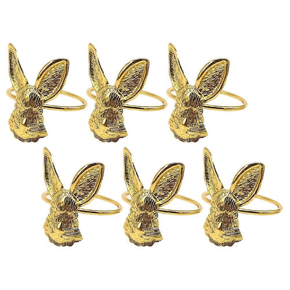 Delicate Rabbit Shape Napkin Holder 30 Pcs Elegant Design For Table Decoration Easter Dining Events