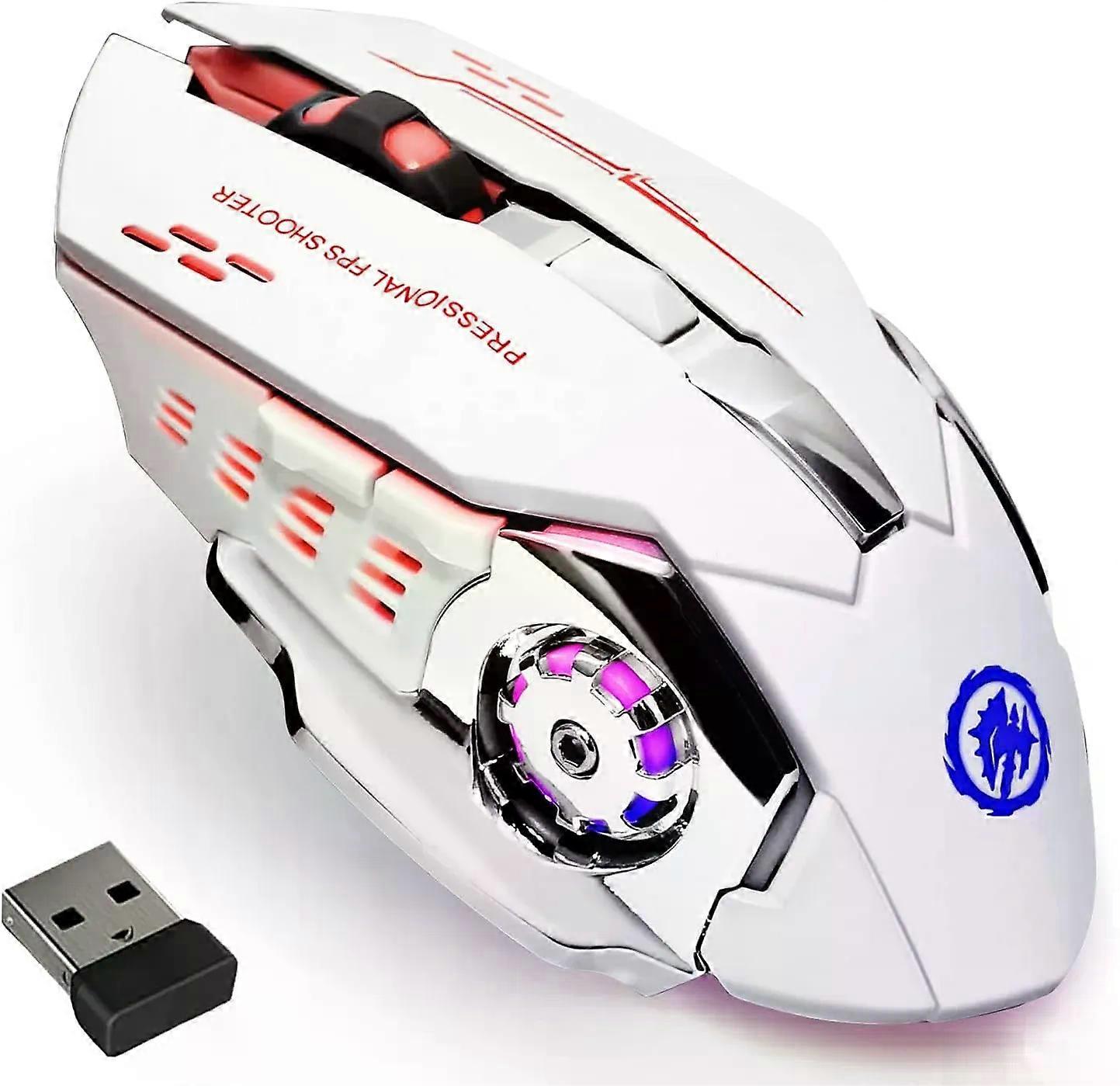 Rechargeable Wireless Mouse Gaming Computer Silent Bluetooth Mouse USB Mechanical E-Sports Backlight PC Gamer Mouse For Computer