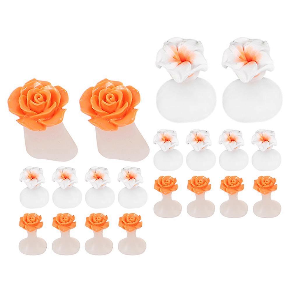 Toe Separator Tools Silicone Pedicure for Toe Corrector 80 Pieces