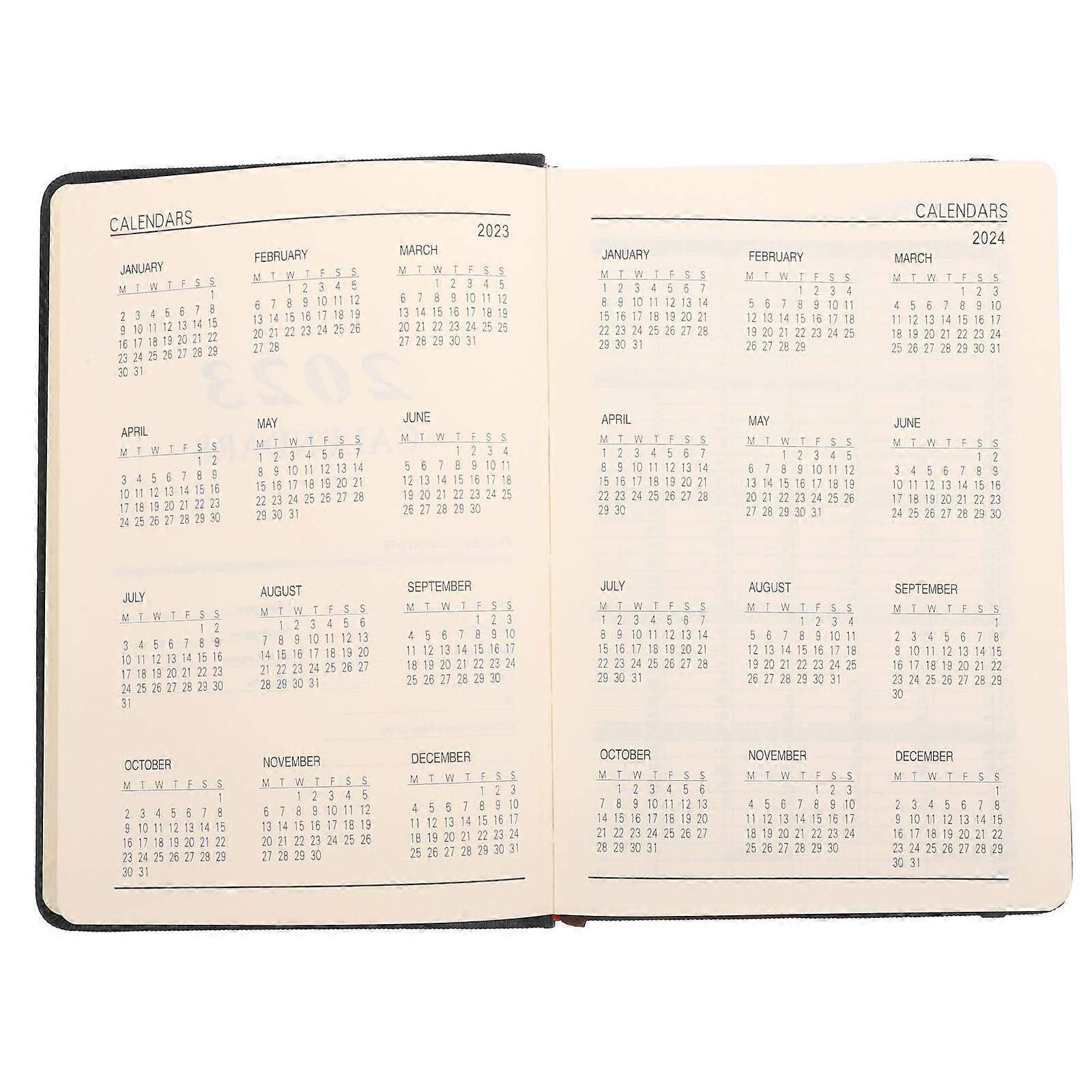 Management Notebook for Planning Use with 4Pcs 2023 Schedule Notepads