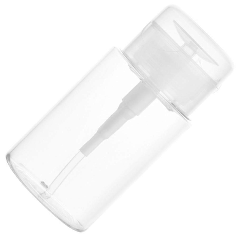 Makeup Storage Transparent Refillable Pump Bottle with 100ml Capacity