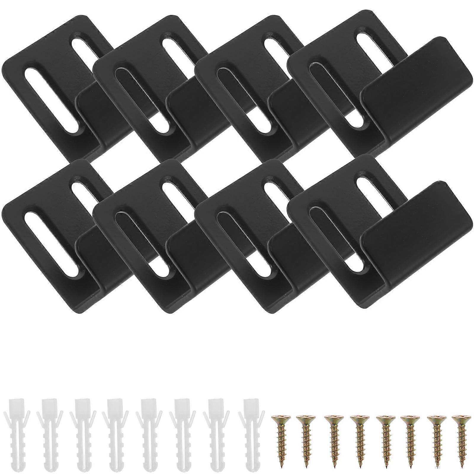Heavy Duty Wall Mount Concrete Wall Hanger for Fixing 24Sets Black