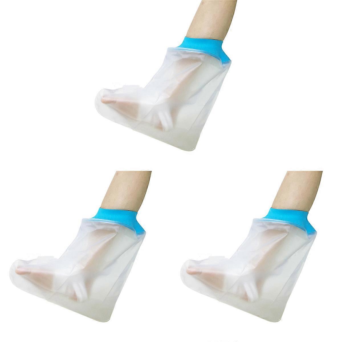 Watertight Foot Protector Bathing Waterproof Cover for Shower Leg