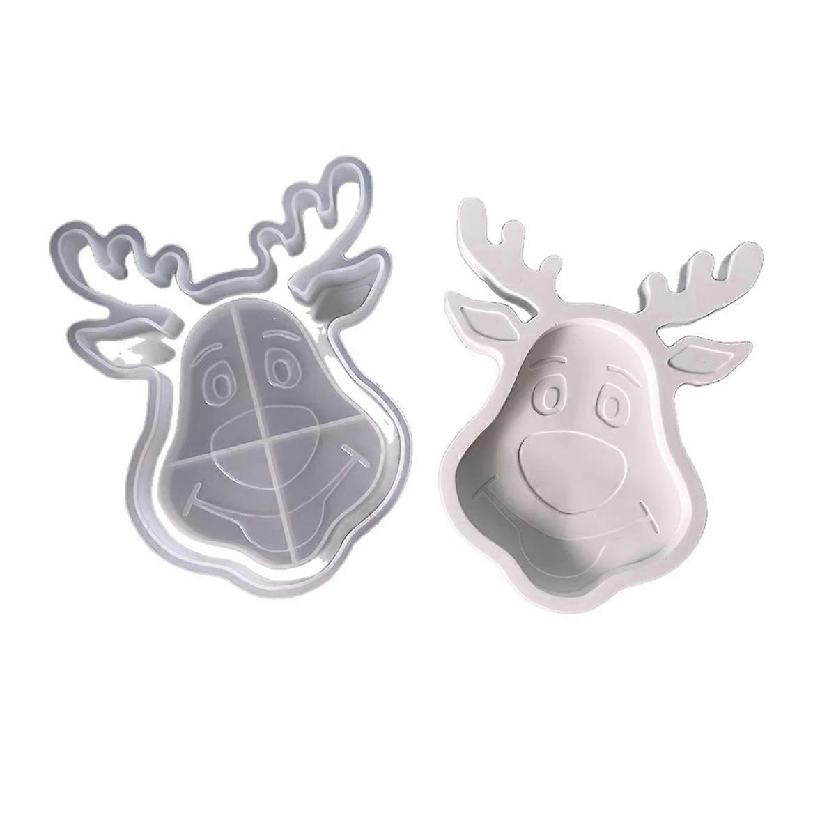 Christmas Deer Silicone Mold 