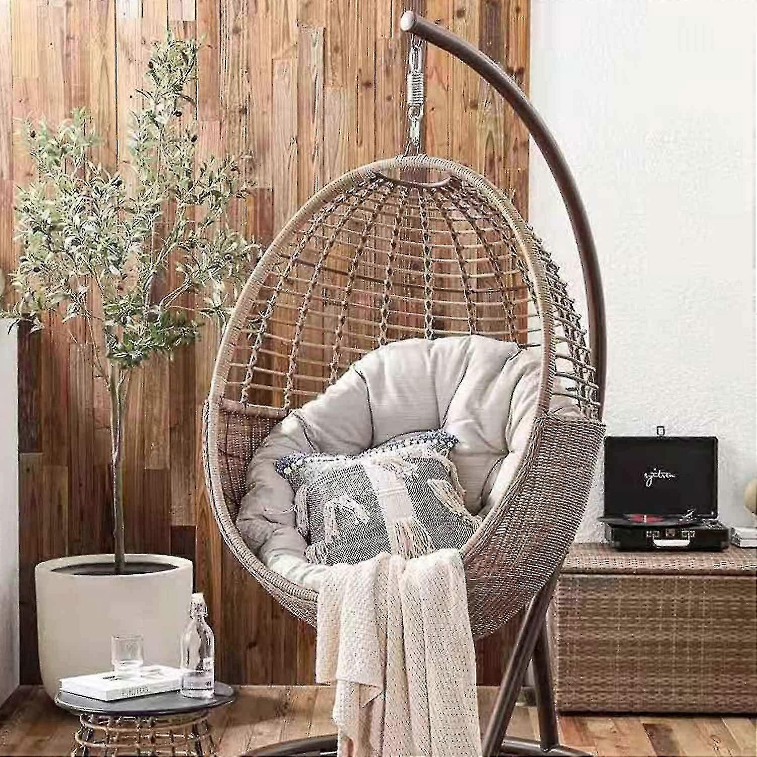 Stainless Steel Hammock Hanging Kit with 360 Degree Rotation and 2 Carabiners