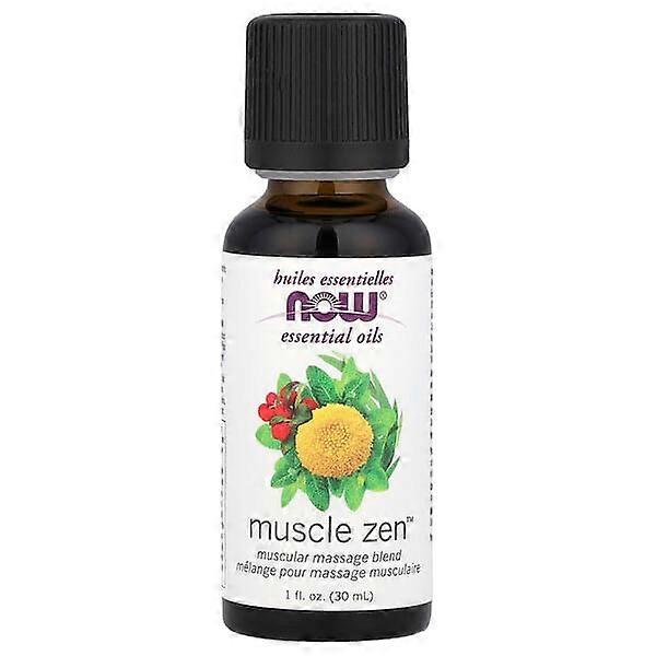 NOW Foods, Essential Oils, Muscle ZenÃÂ¢ÃÂÃÂ¢ , 1 fl oz (30 ml)