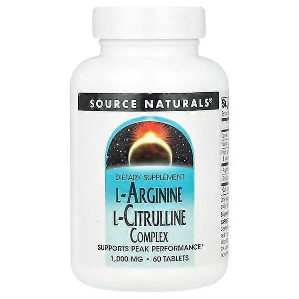 Source Naturals, L-Arginine L-Citrulline Complex, 60 Tablets
