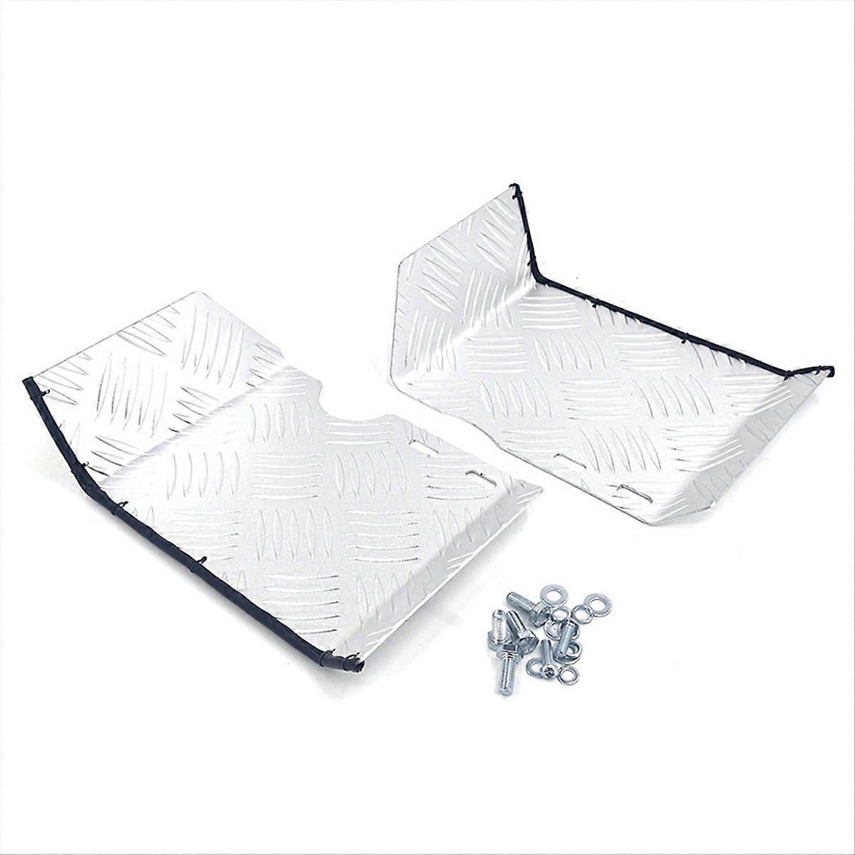 Motorcycle Accessories Foot Boards Braces Ankle Pads Silver