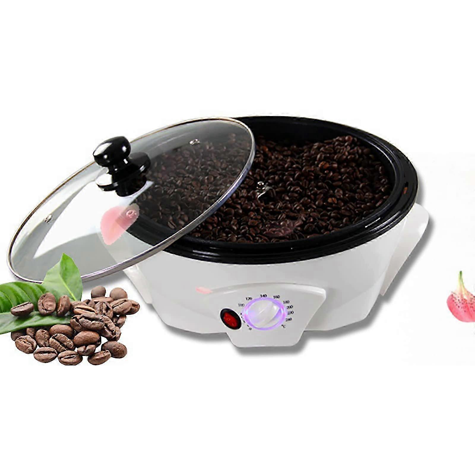 Electric Coffee Burner Machine with Adjustable Temperature 0-240°C for Roasting Coffee Beans, Nuts, and Chestnuts at Home