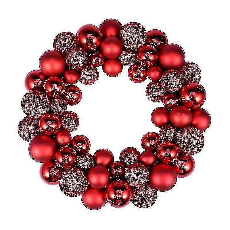 クリスマスリースボールオーナメント飛散防止フロントドアウィンドウハンギングクリスマスデコレーションホリデー