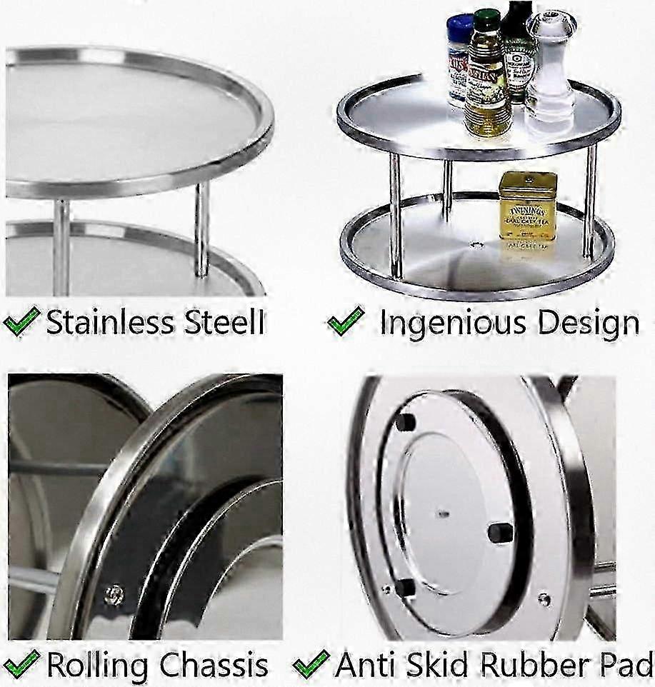 Kitchen Cabinet Organizer: Rotating Multifunctional Storage for Spices