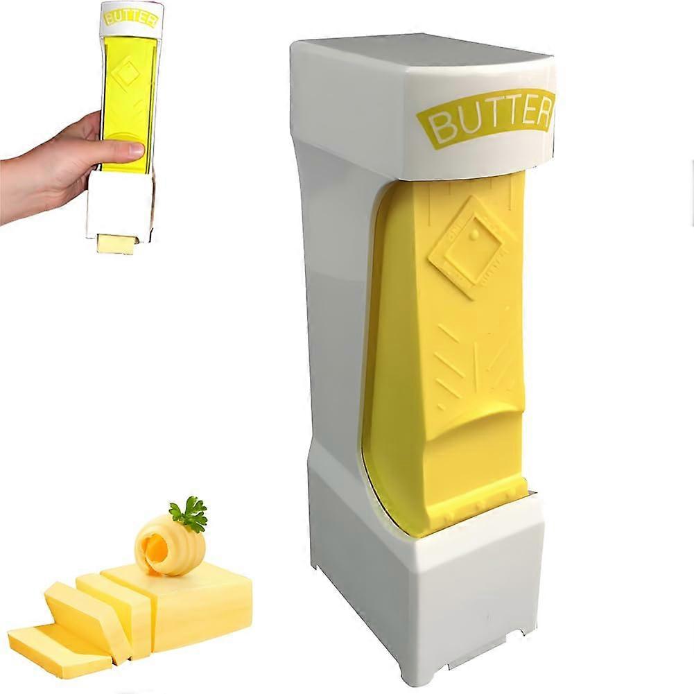 Butter Cutter Slicer, Single Stick, Butter Squares Slicer, OneClick Cheese Splitter, Stainless Steel Blade