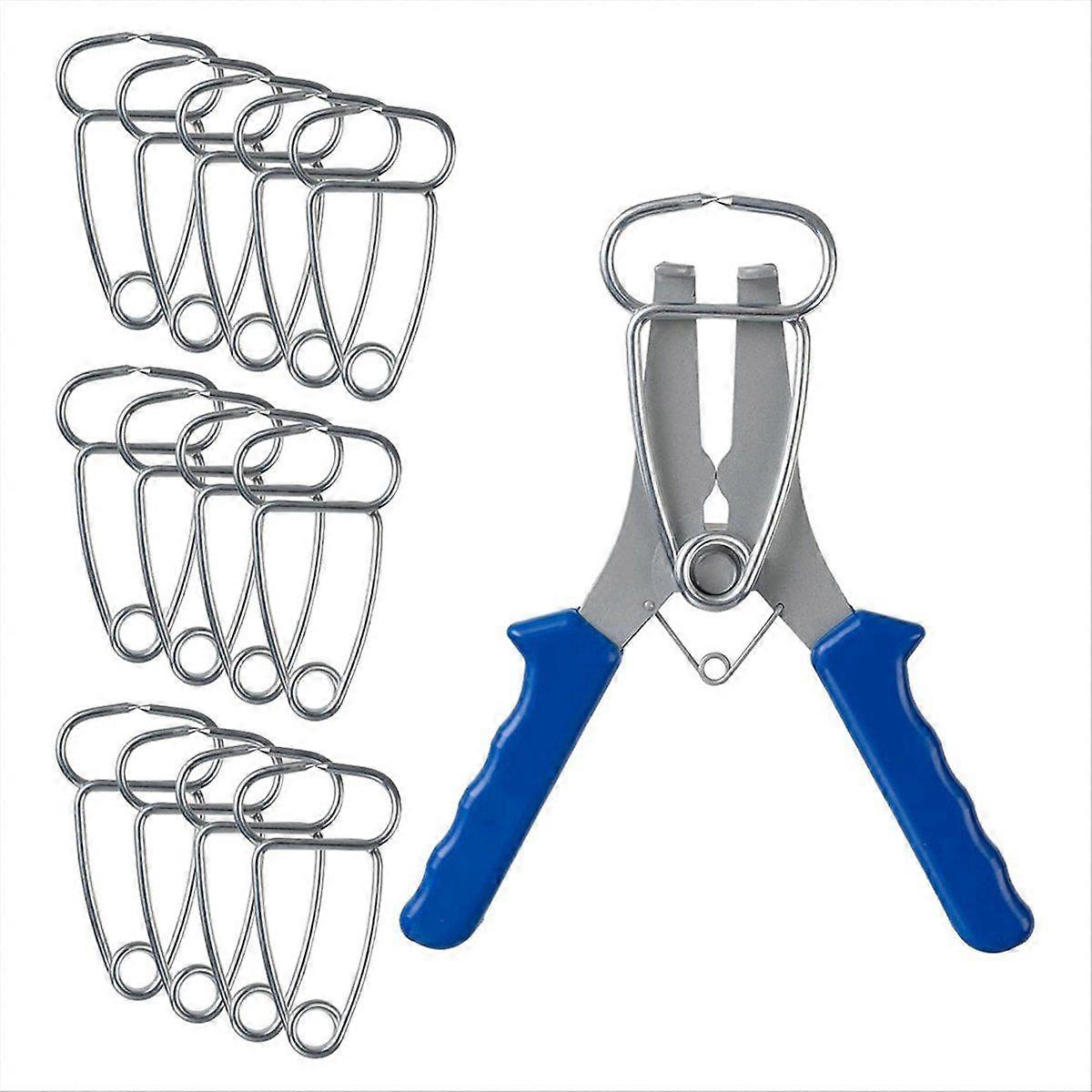 Miter Spring Clamps Kit 13 Miter Clamps with Spring Loaded Pliers for Woodworking Picture Frames Wo