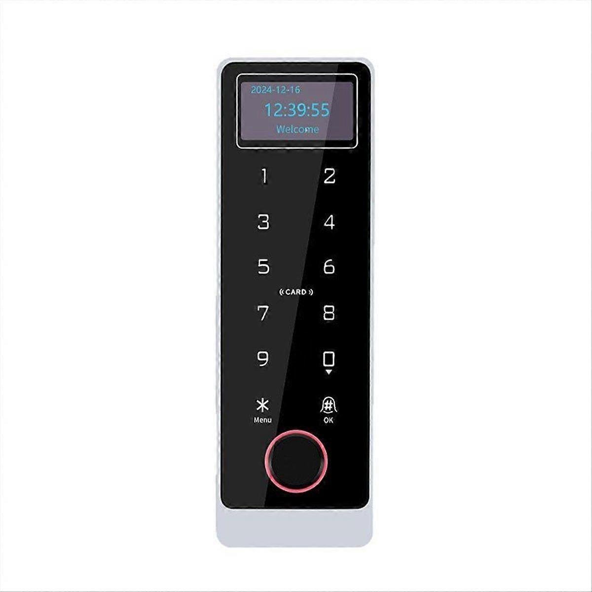 Tuya Wifi Smart Door Lock Controller with LCD Screen WiFi APP Control Fingerprint IC Card NFC IP67