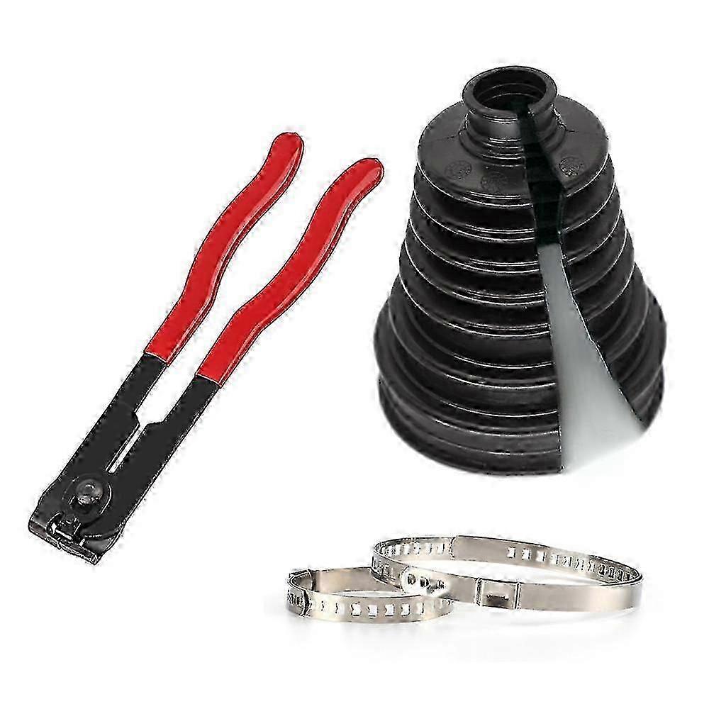 Universal Split CV Boot Kit Driveshaft Stretchy Rubber Outer Gaiters Easy Fit