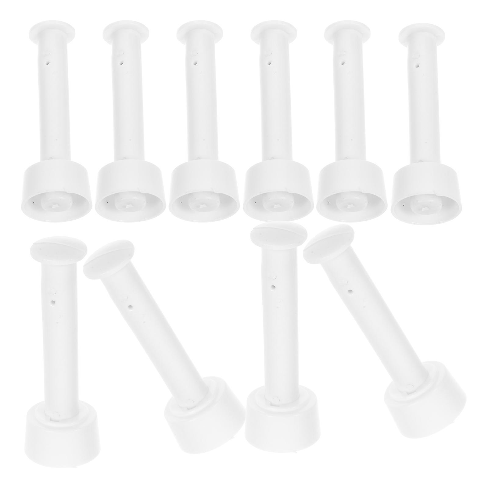 Swimming Pool Joint Pins for Pool Frame Replacement 10Pcs White ABS Accessories