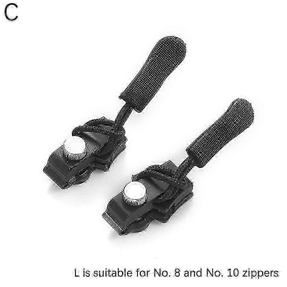 2pcs Universal Zipper Repairer,Universal Mini Adjustable Zipper Restorer