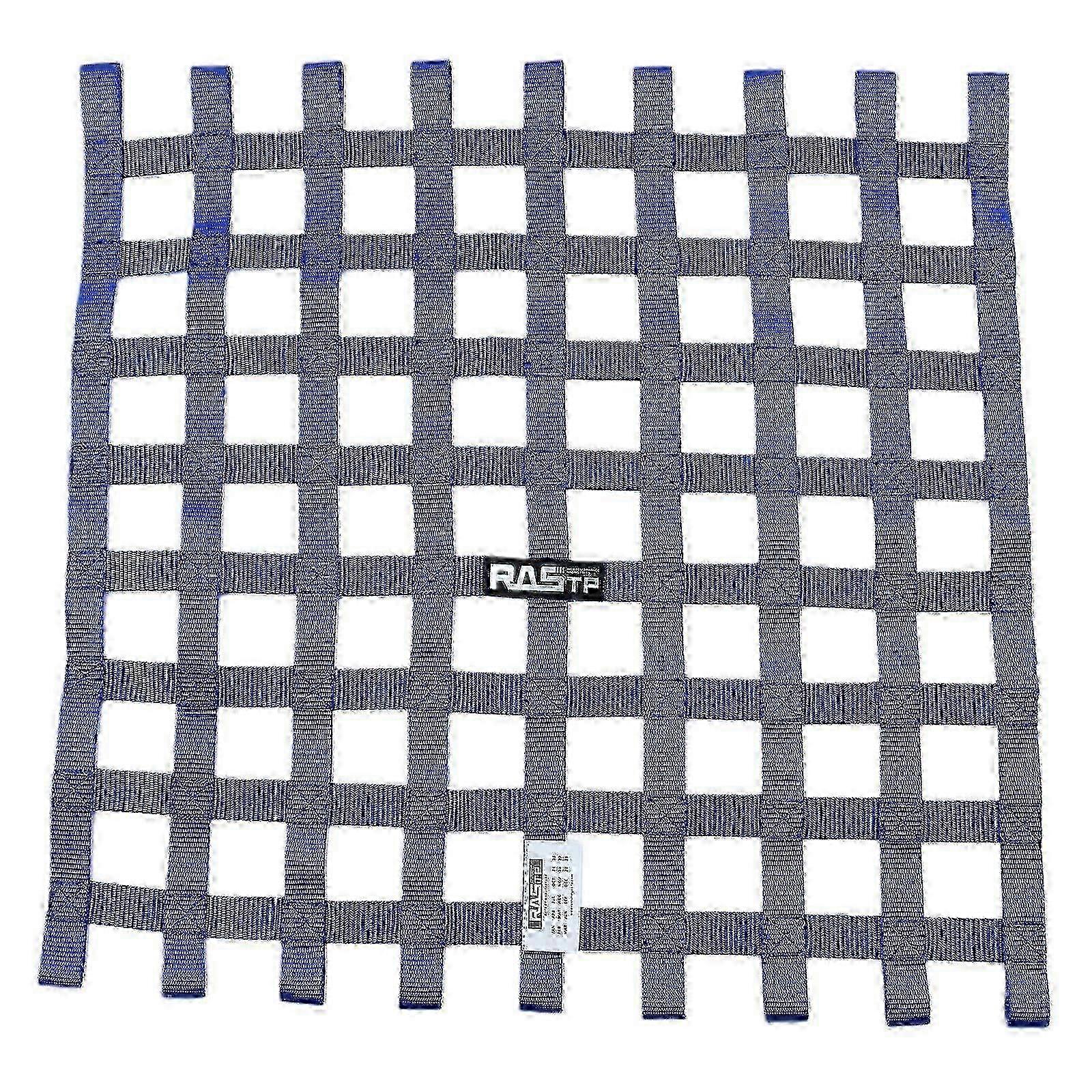 Ribbon style window net for race cars - 20Hx24W black/red/blue