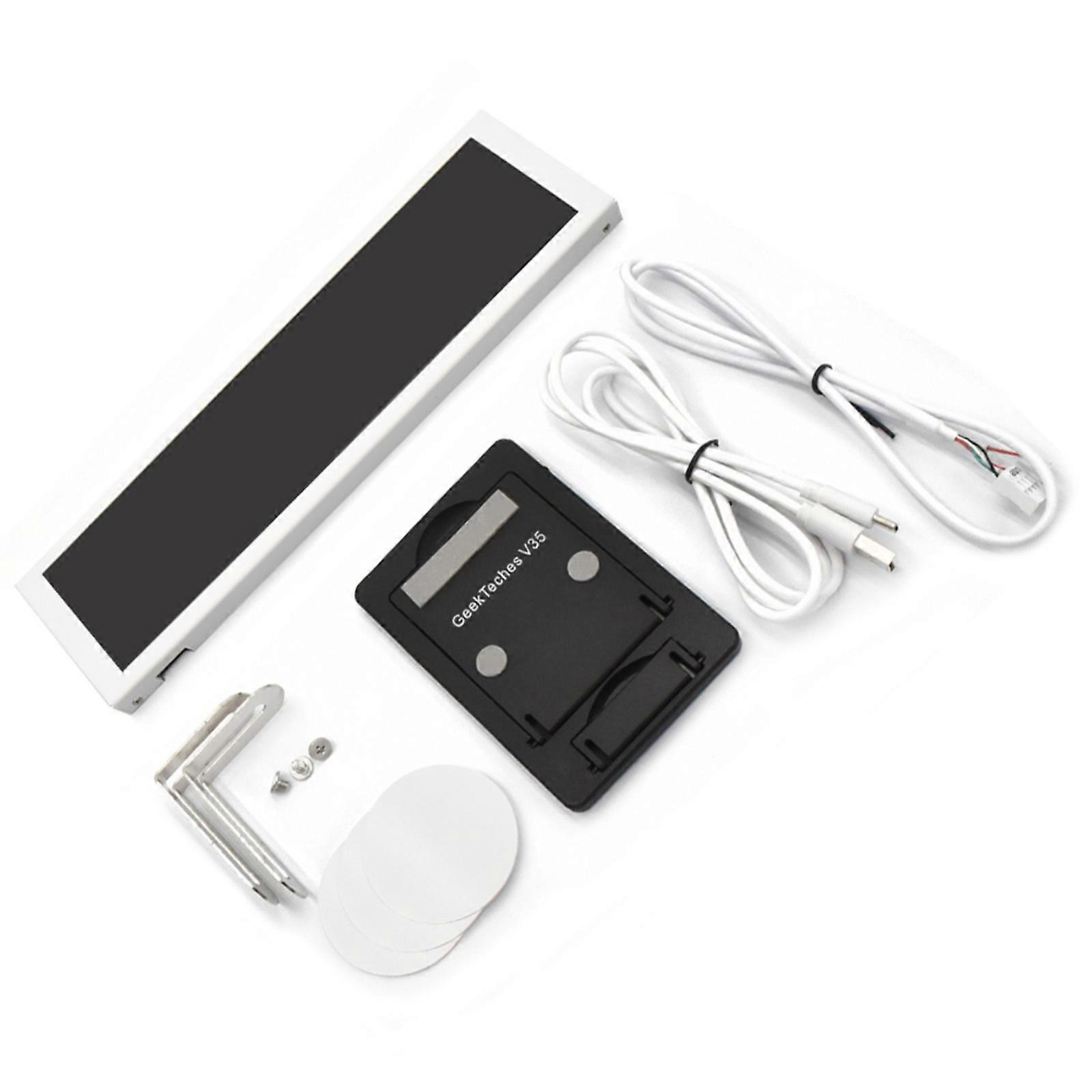 8.8inch Monitor Laptop PC Display Sreen HDTV-compatible Highly Definitions For CPU GPU Monitoring Via Aida64  White