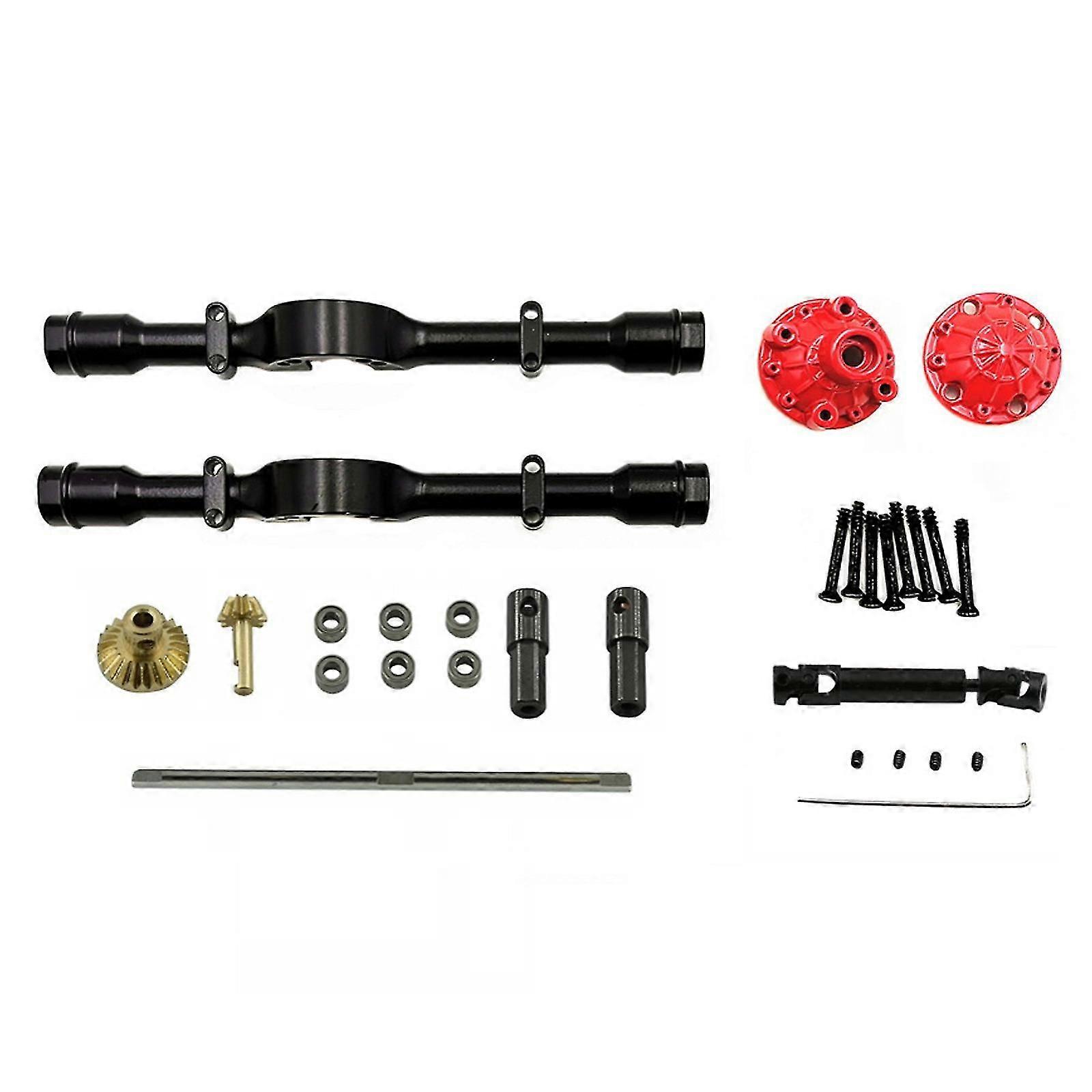 1:10 Scale Metal Rc 4wd Rear Axle Differential Set For Wpl D12 Upgrade10ml