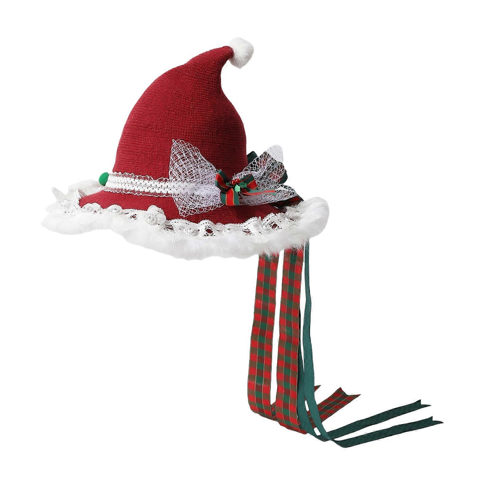 Environmental Friendly Holiday Hat Ventilated Polyester Modifiable Contain Tasks  Red