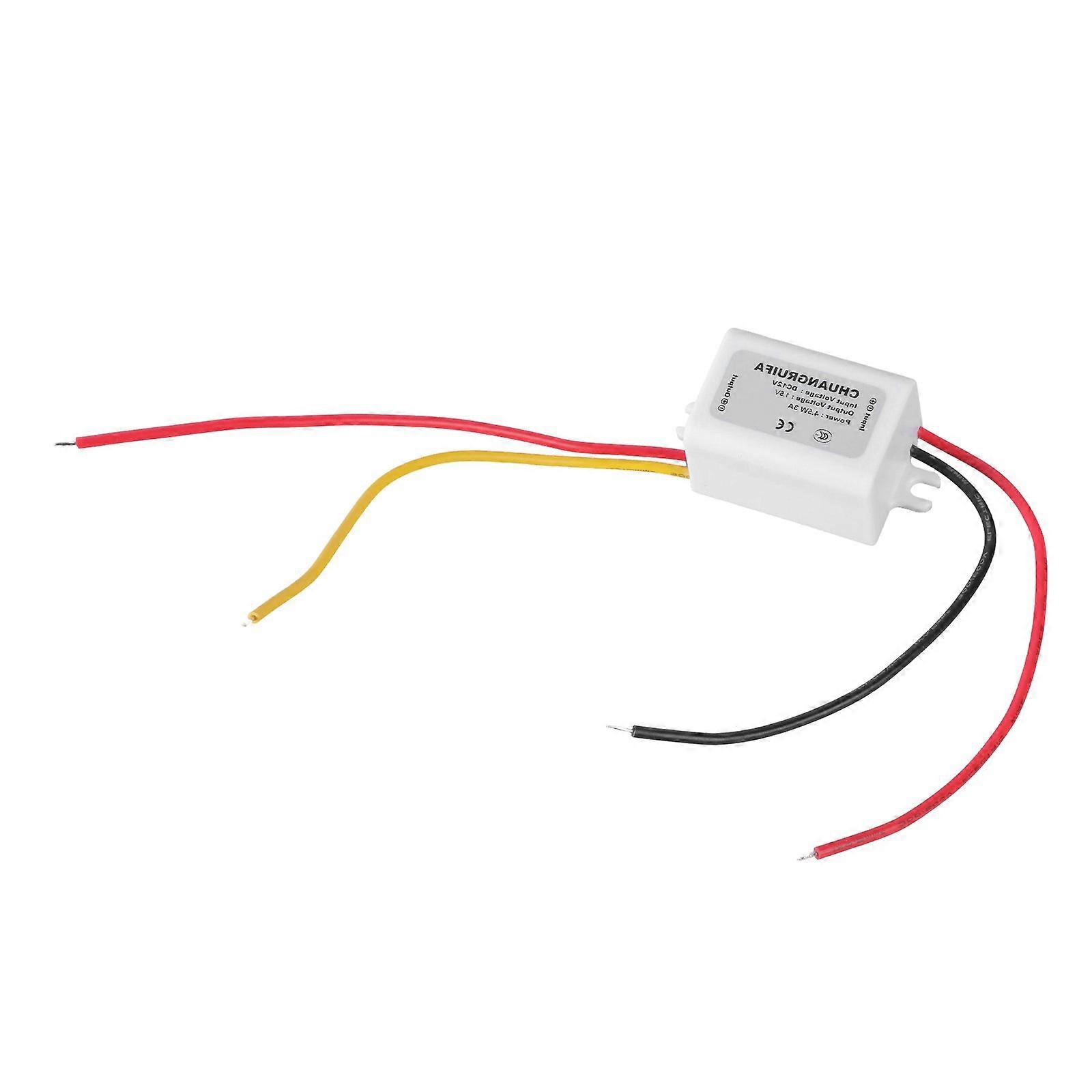 12V to 1.5V 3A 4.5W Converters IP68 Waterproof Voltages Power Module Buckk Converters Module Voltages Regulator Multicolor