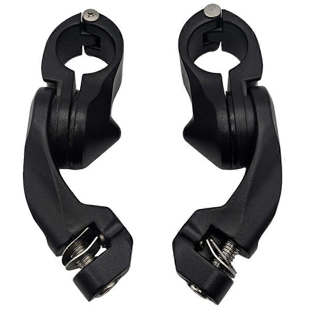 Motorcycle 32mm 1-1/4" Footpegs Connnector Bracket Engine Guard for Harley Series Racer Motorcycle Parts Black