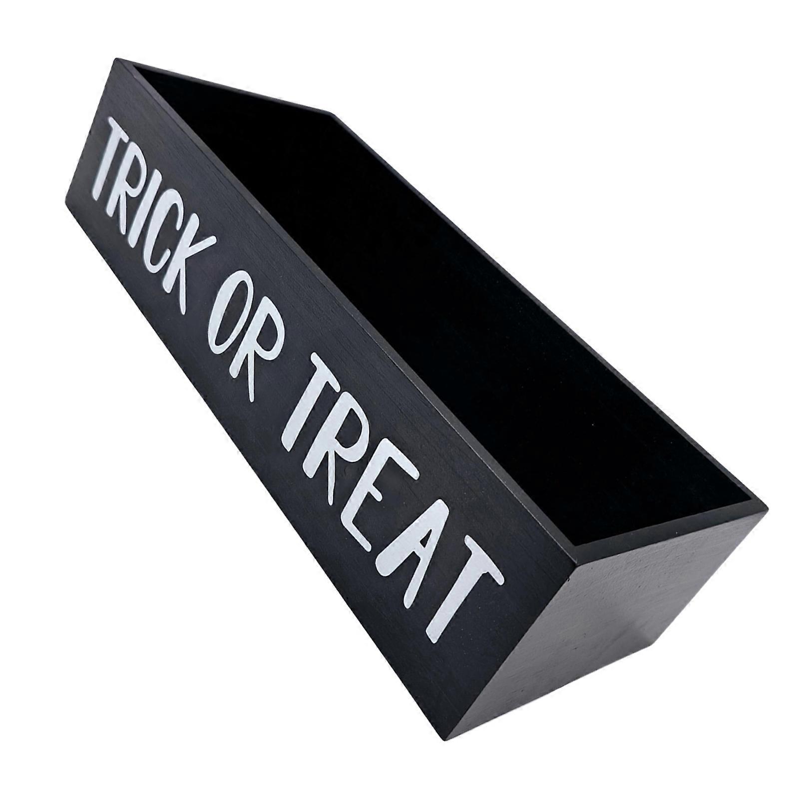 Candy Holder Wood Serving Tray Halloween