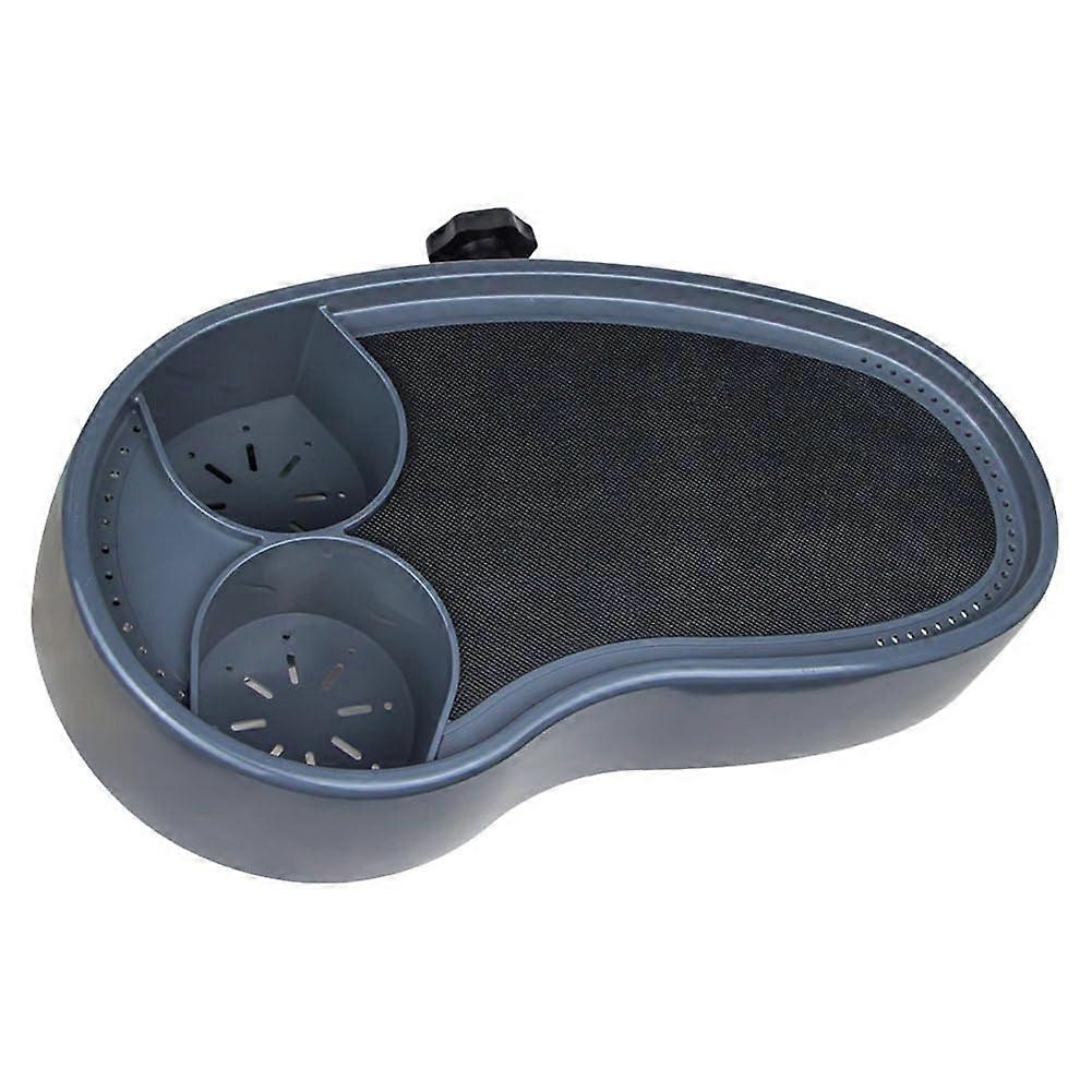 Bathtub Tray Table with Adjustable Organizer for Spa Relaxation and Self Care, Fits Most Tubs