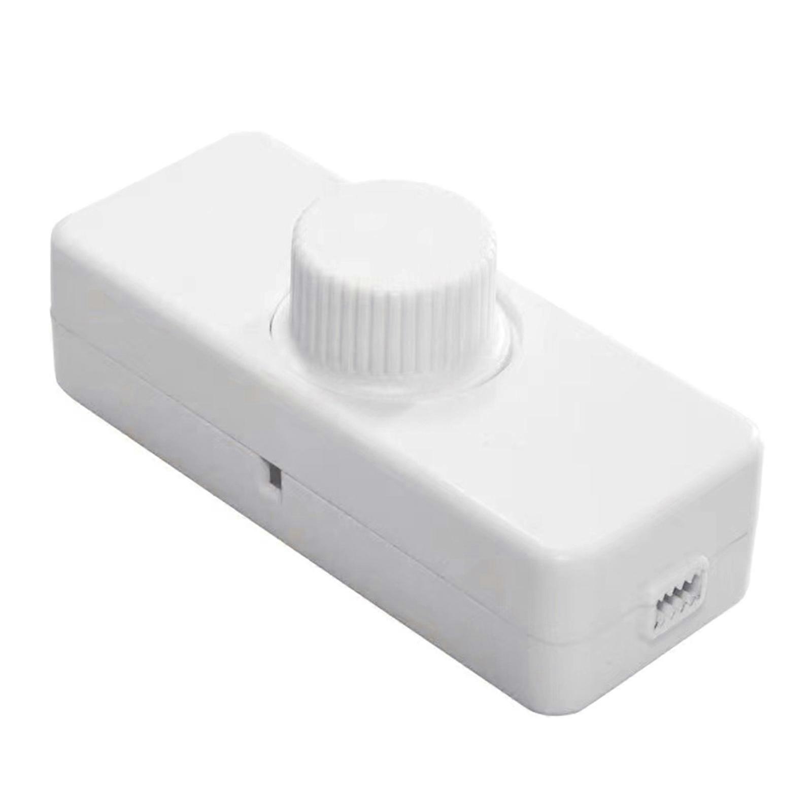 1 Gang Dimmer Switches Easy to Use Dimmer Switches Adjustment Dimmer Switches 220V for Adjustment Lighting Safe to Use  White