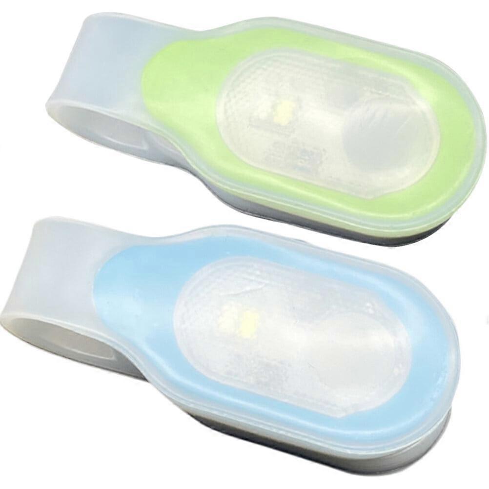 2 Pcs Hands-free Magnetic Light Nursing Night Flashlight Mini Shine Button Battery Silicone
