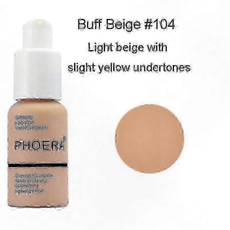 2-Piece Liquid Foundation & Concealer Set for Full Coverage, Brightening and Moisturizing Effect