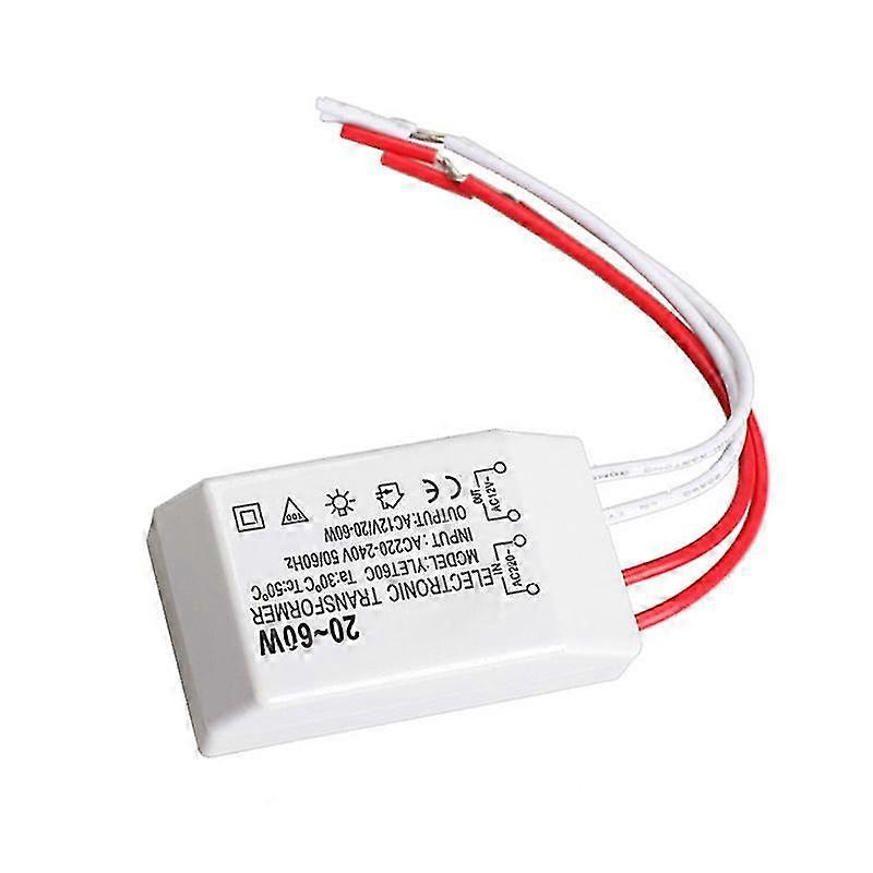 20-60W 12V Halogen Lamp Electronic Transformer Spotlight Adapter Device
