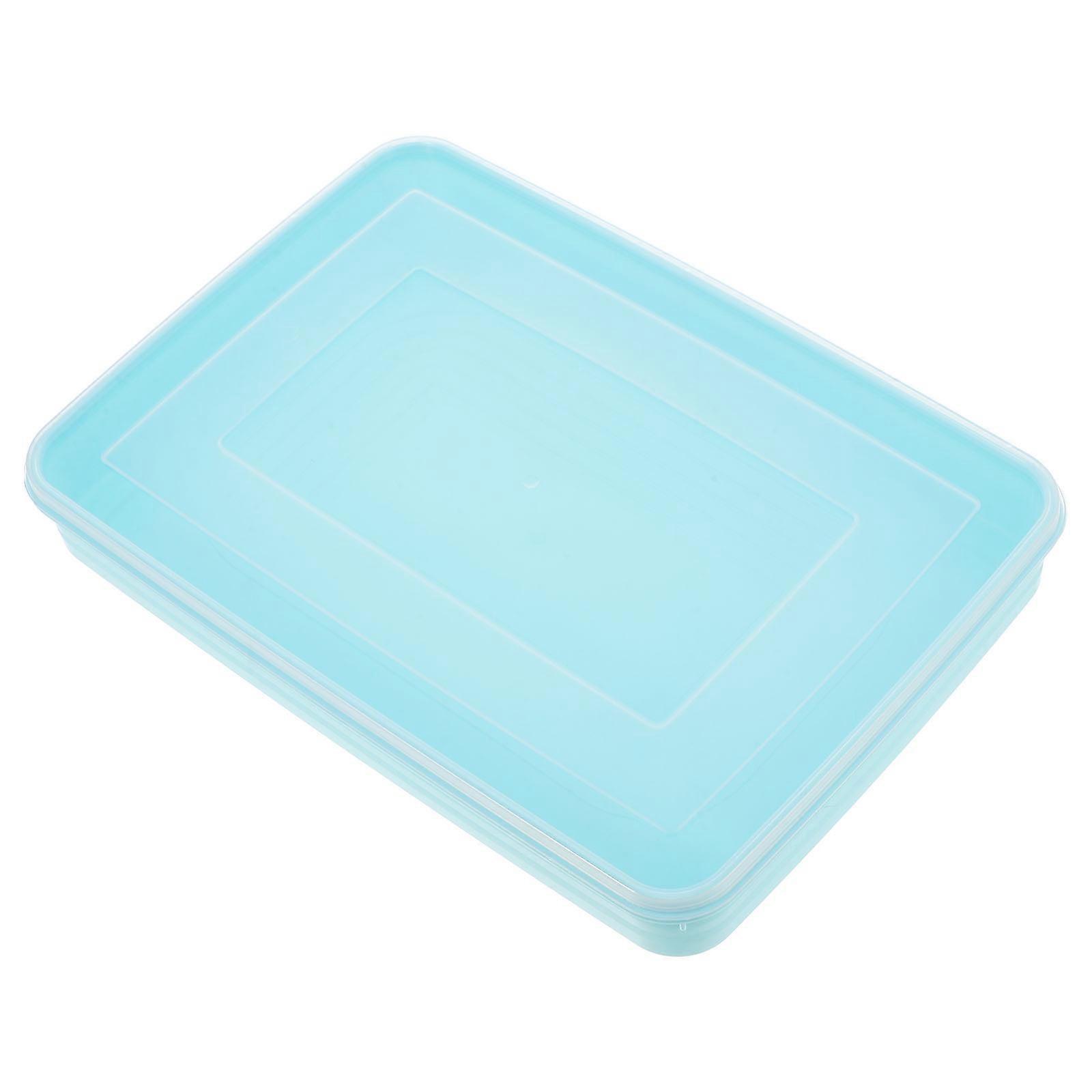 Sealed Dumpling Food Box Plastic Storage with Lid for Freezer 2Pcs