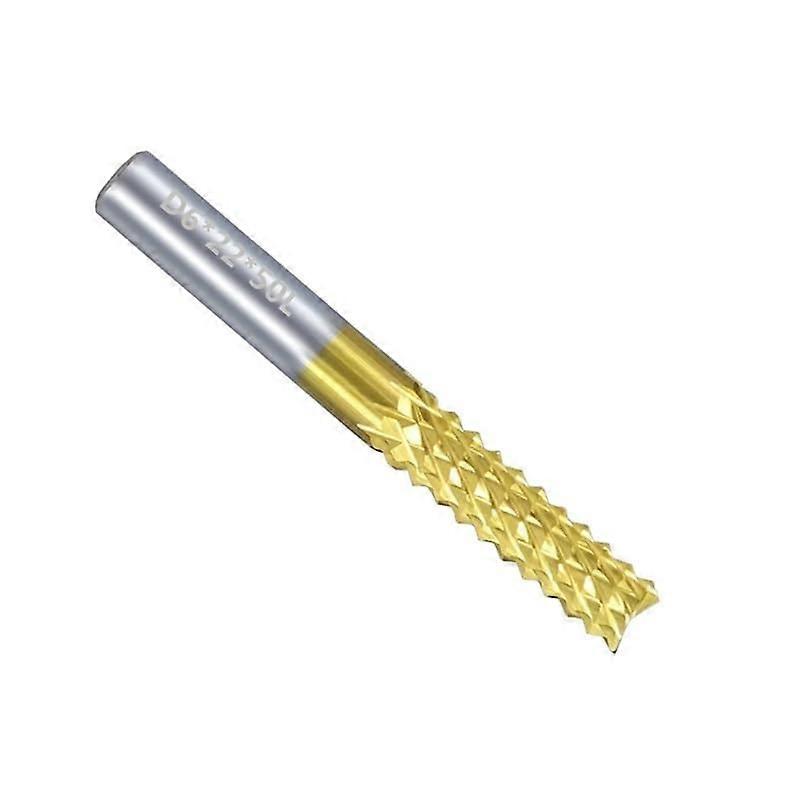 Carbide End Mill Titanium Coated CNC Router Bit D4x28x50L PCB Corn Milling Cutter