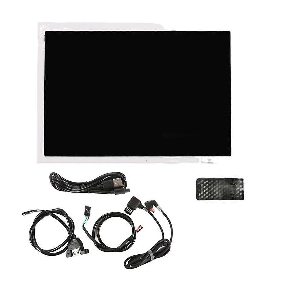 3.5 Inches IPS Type-C Sub Screen Case USB Case Sub Screen AIDA64 Free Computer Monitoring Multi-Function Sub Screen,A