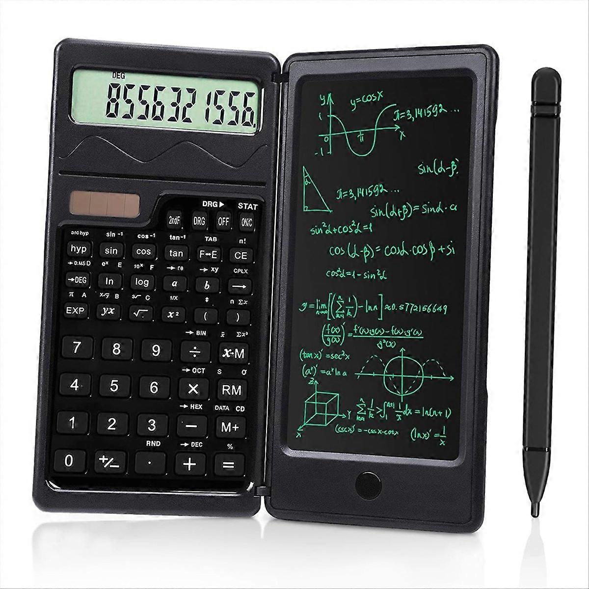 Scientific Calculators for Students,10-Digit LED,Solar/Battery Power
