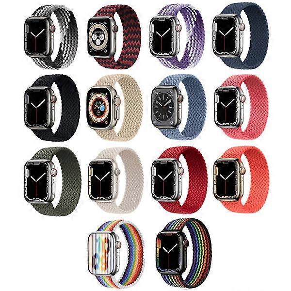 Elastic Strap for compatible with Apple Watchwith Apple Watch 42mm/44mm/45mm/49mm Grey XS