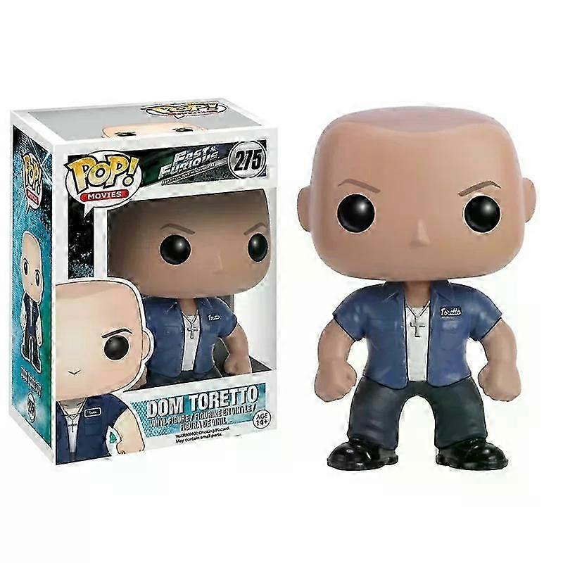 FUNKO POP NEW Arrival Fast Furious Dom Toretto #275 Brain O'conner #276 Luke Hobbs #277 Figure Toys Vinyl Collection Model