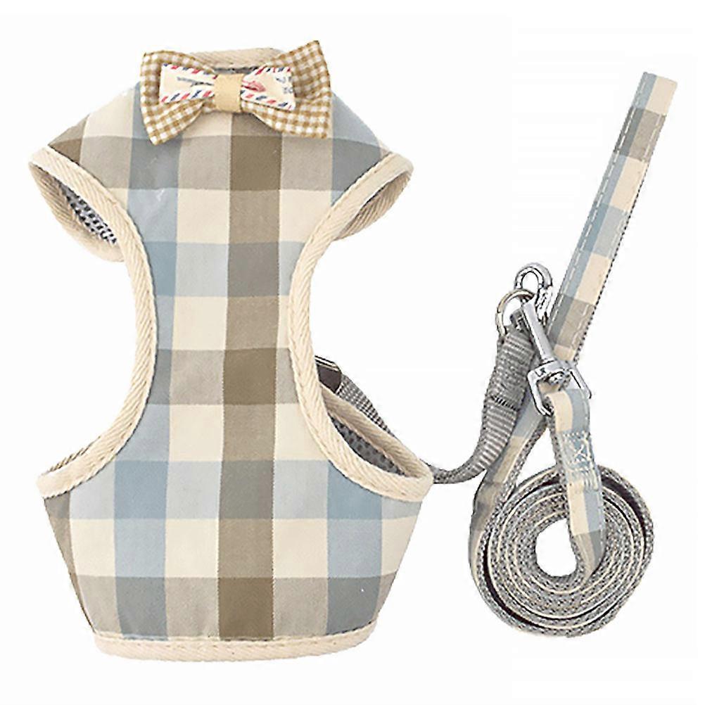 Pet Leash Puppy Vest Leash Set for Dog Walking Use 3Pcs Assorted Color