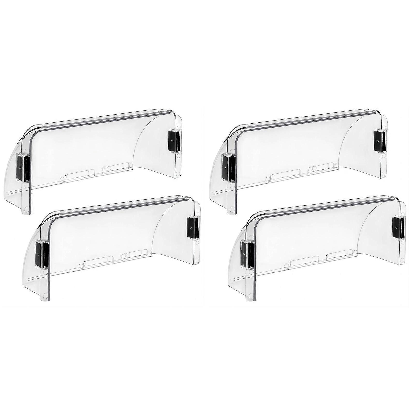 4x Adjustable Magnetic Air Deflector Easy Adjust Between 8-14In for Floor Registers, Sidewall Floor Vent Deflector-2