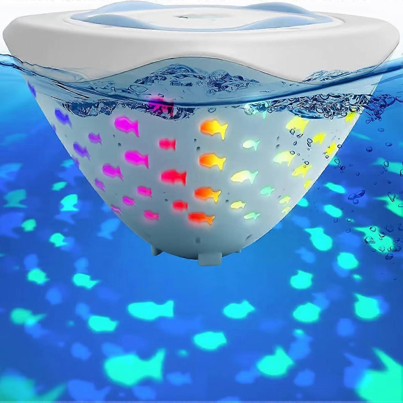 Floating Pool Light Fish Design, Colorful LED, Remote Control, For Pools, Bathtubs, Parties and Aquarium Decor