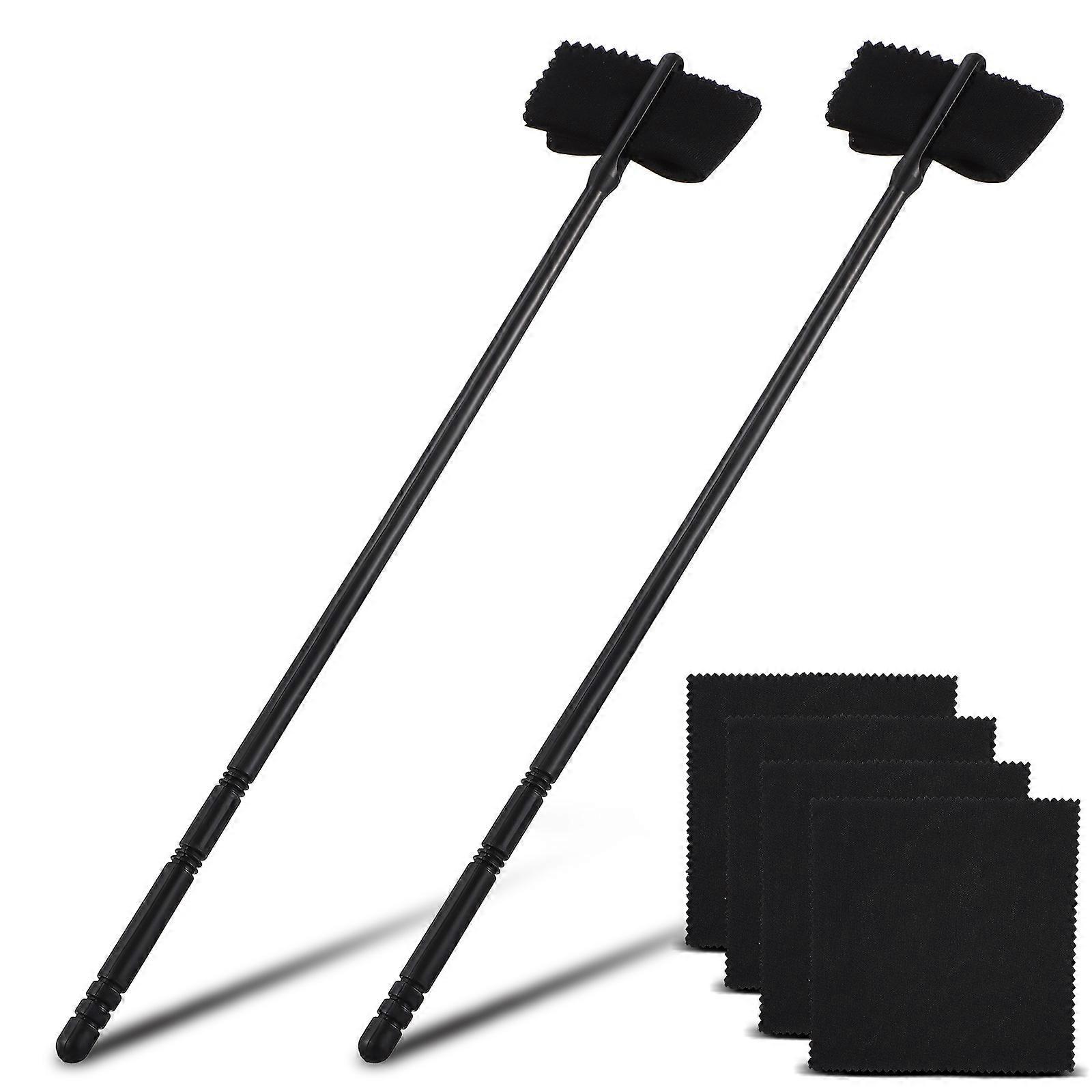 Flute Cleaning Rod Flute Clean Tool for 1Set with Soft Cloth