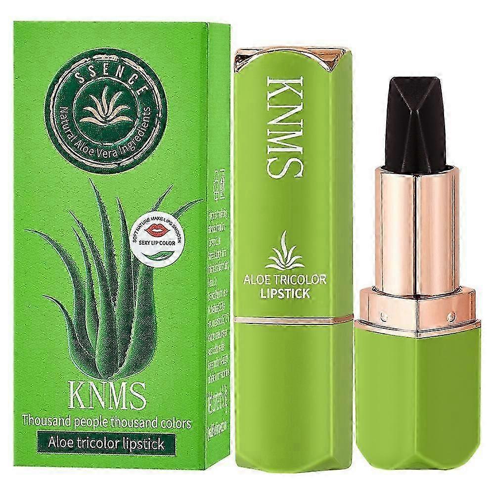 Aloe Vera Tricolor Lipstick Moisturising Changing Color Accordingto Temperature