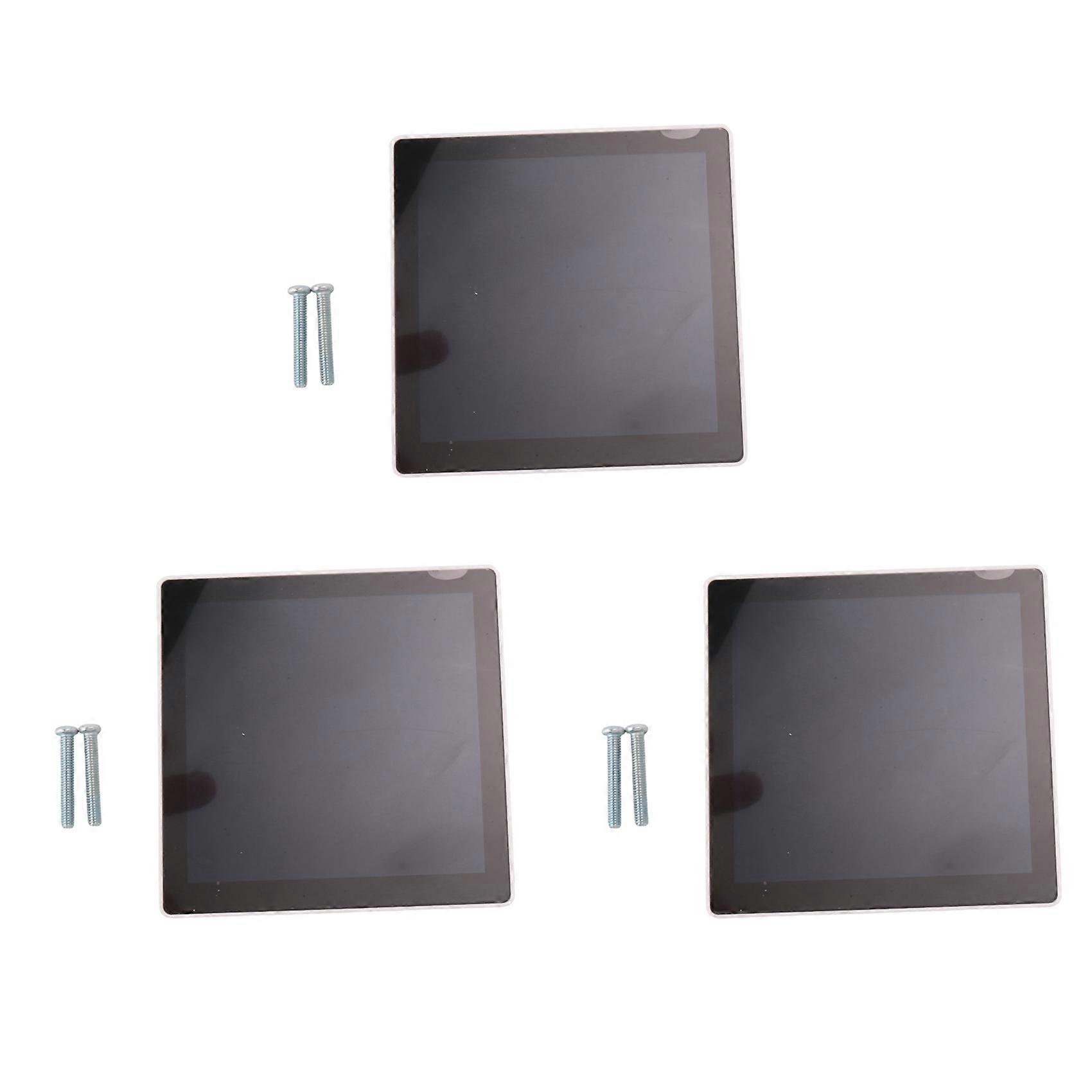 3X Tuya Smart Home Multiple Zigbee Smart Home Control Panel 4 Inch Switch Panel In-Wall Touchscreen Control EU plug