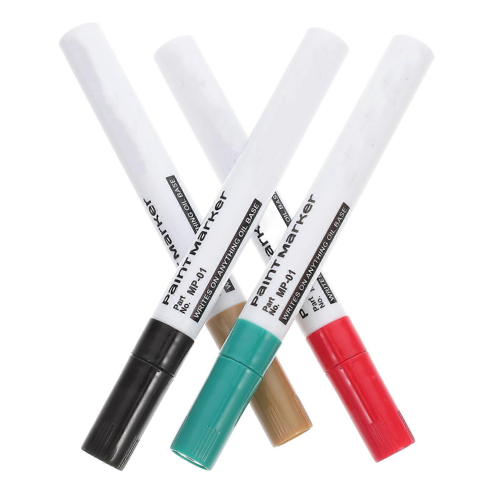 Vibrant Paint Markers Monument Pen for Writing Use 4Pcs Assorted