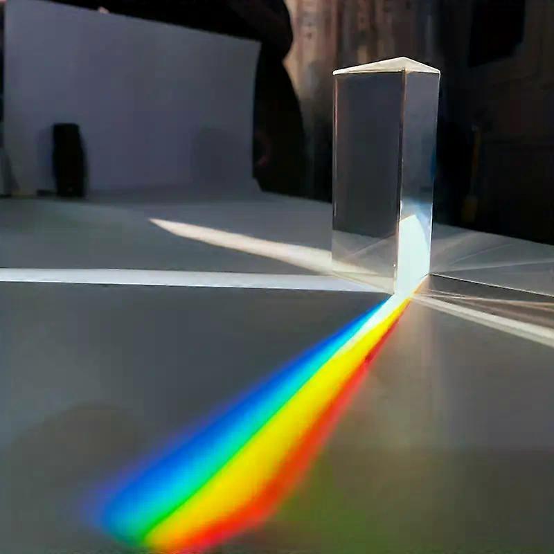 1 pc Prism, colorful crystal Prism ornament, unlock the magic of light with this prism Rainbow crystal experiment