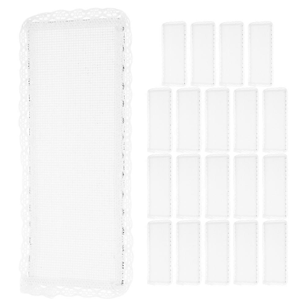 Blank Cross Stitch Bookmark Pack for DIY with 20Pcs Student Bookmarks