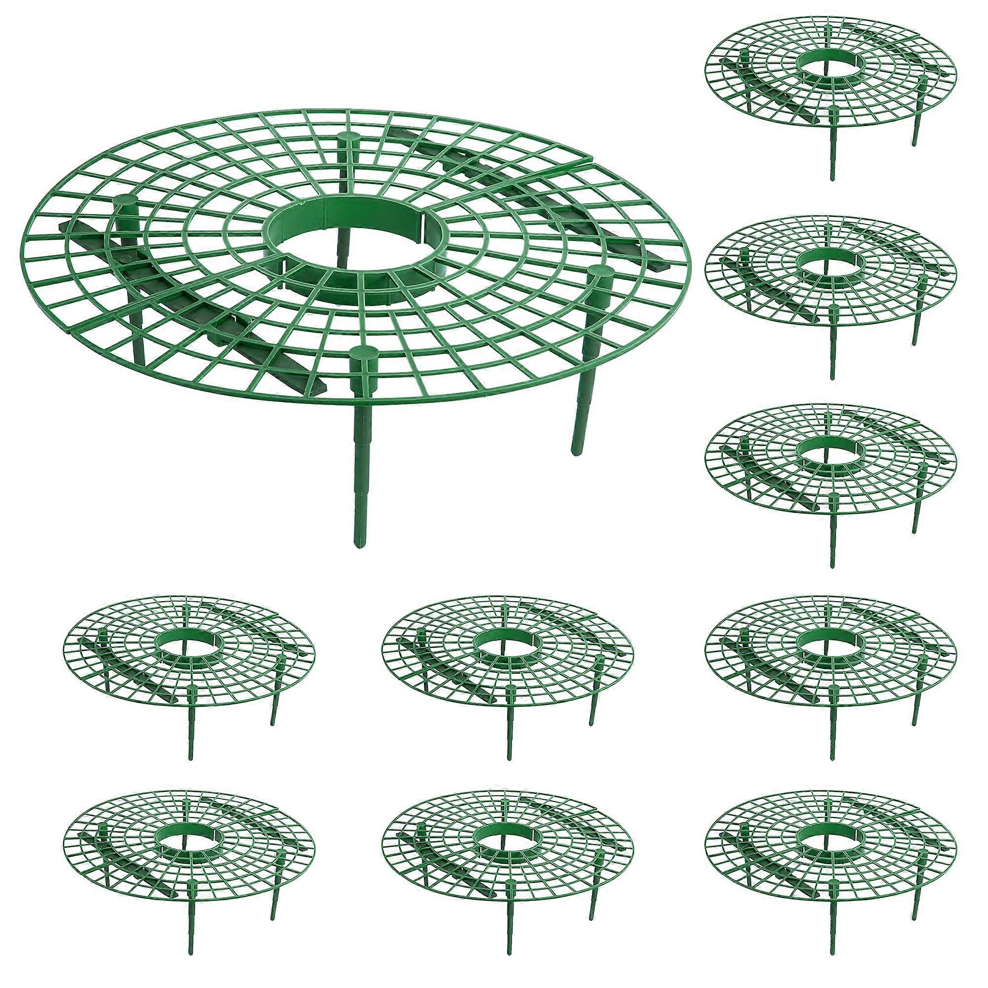 10 Pack Large Strawberry Plant Support Frames for Garden, Keeps Strawberries Clean, Easy Assembly